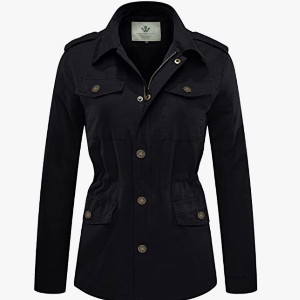 Black barn jacket NEW